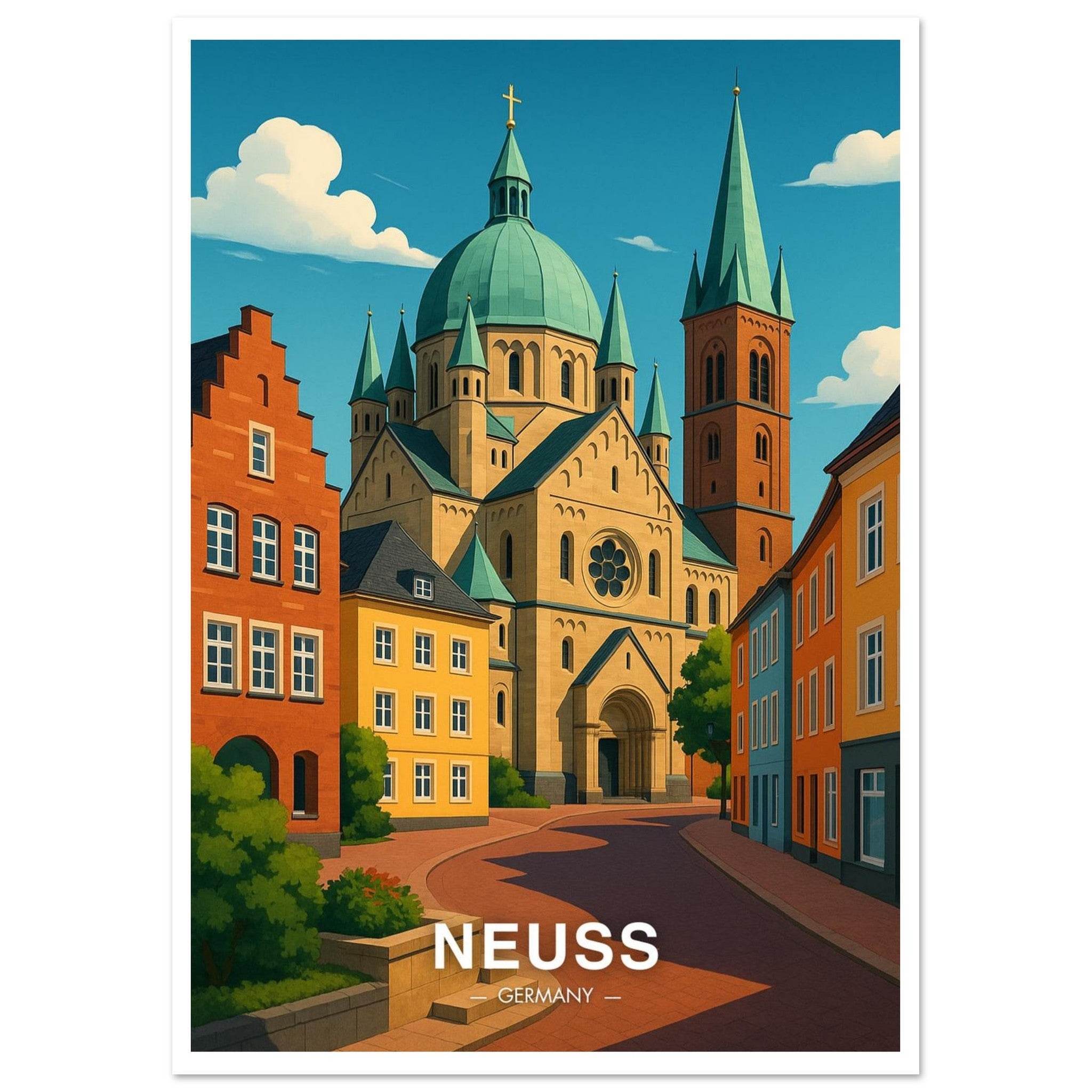 Neuss Poster - Geoprints