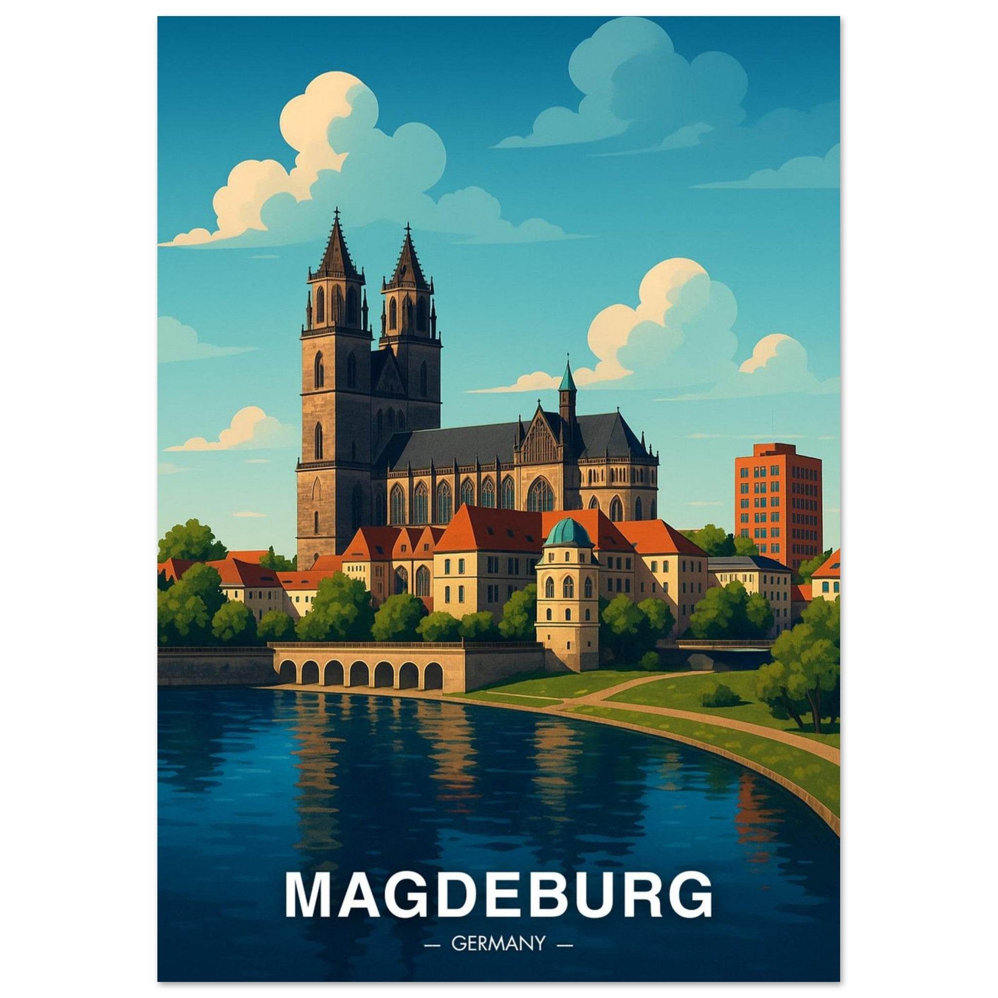 Magdeburg Poster - Geoprints